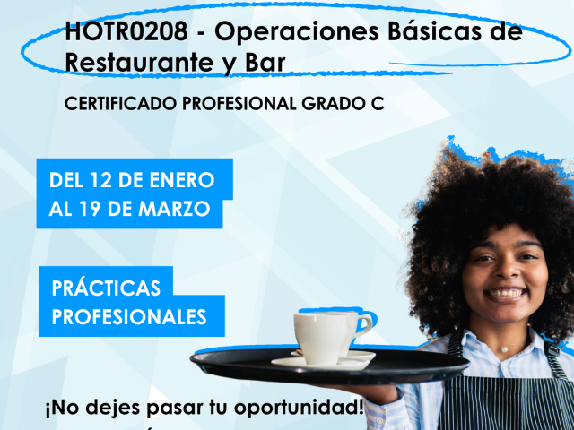 OPERACIONES BÁSICAS DE RESTAURANTE Y BAR (2)